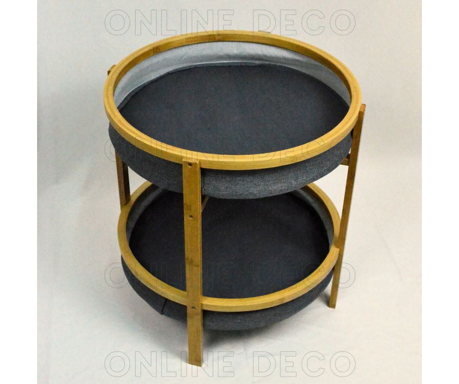 Table d'appoint / Panier à 2 étages