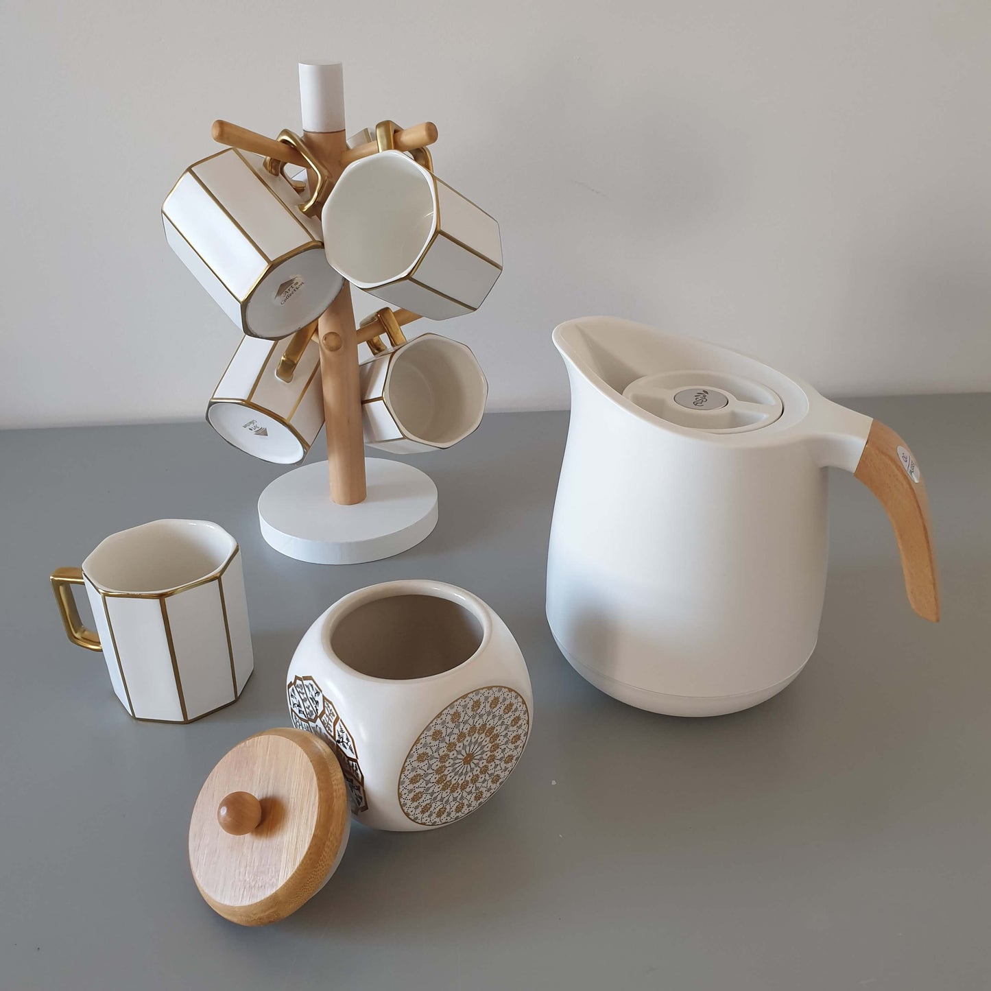 Pack Thermos+Tasses avec support