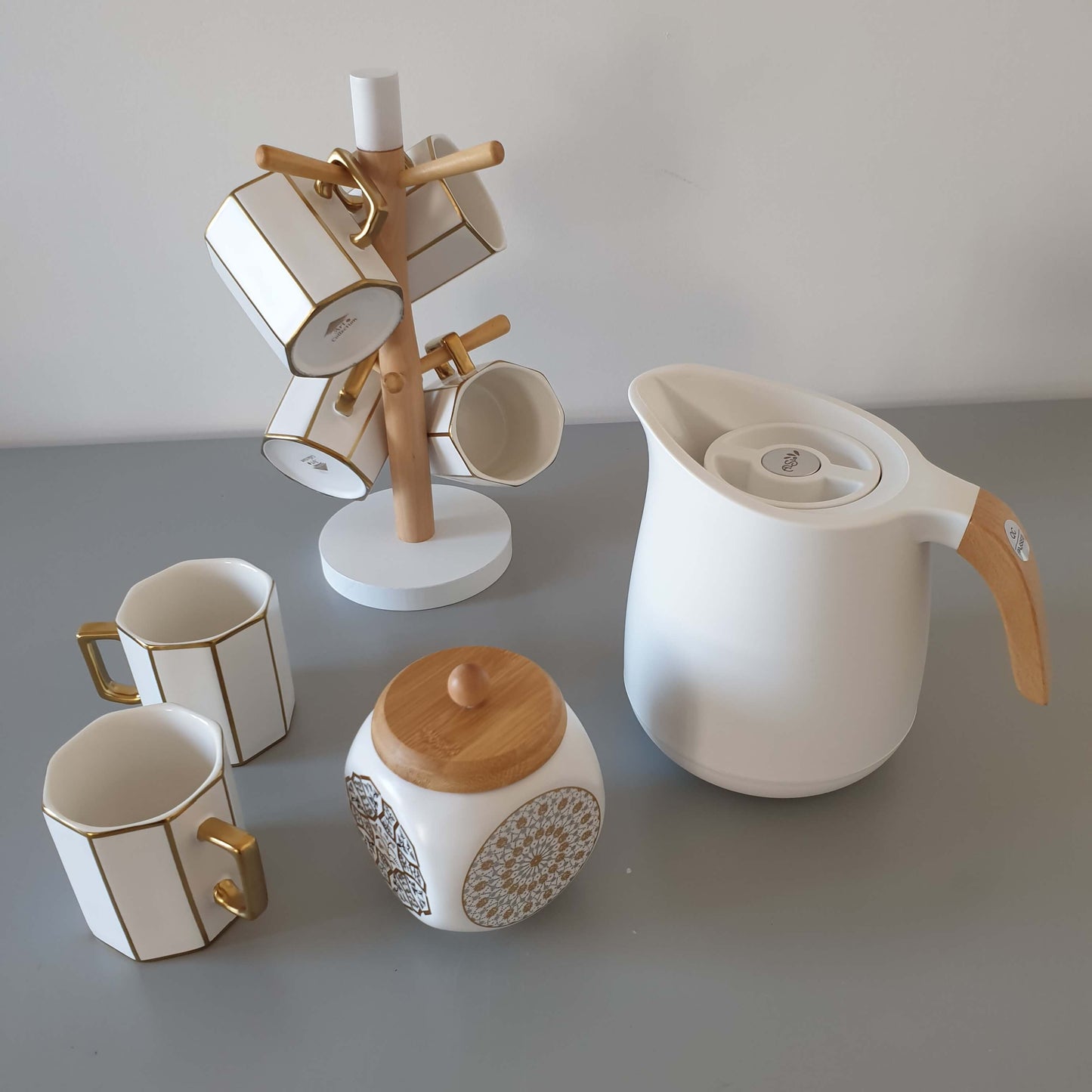 Pack Thermos+Tasses avec support