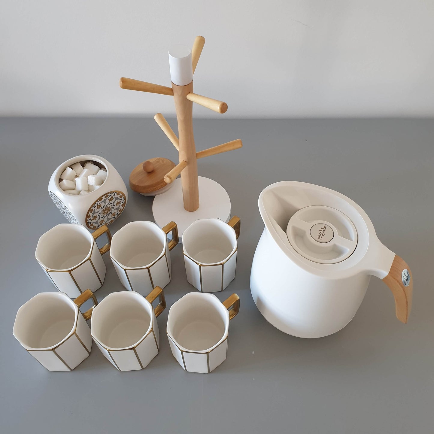 Pack Thermos+Tasses avec support