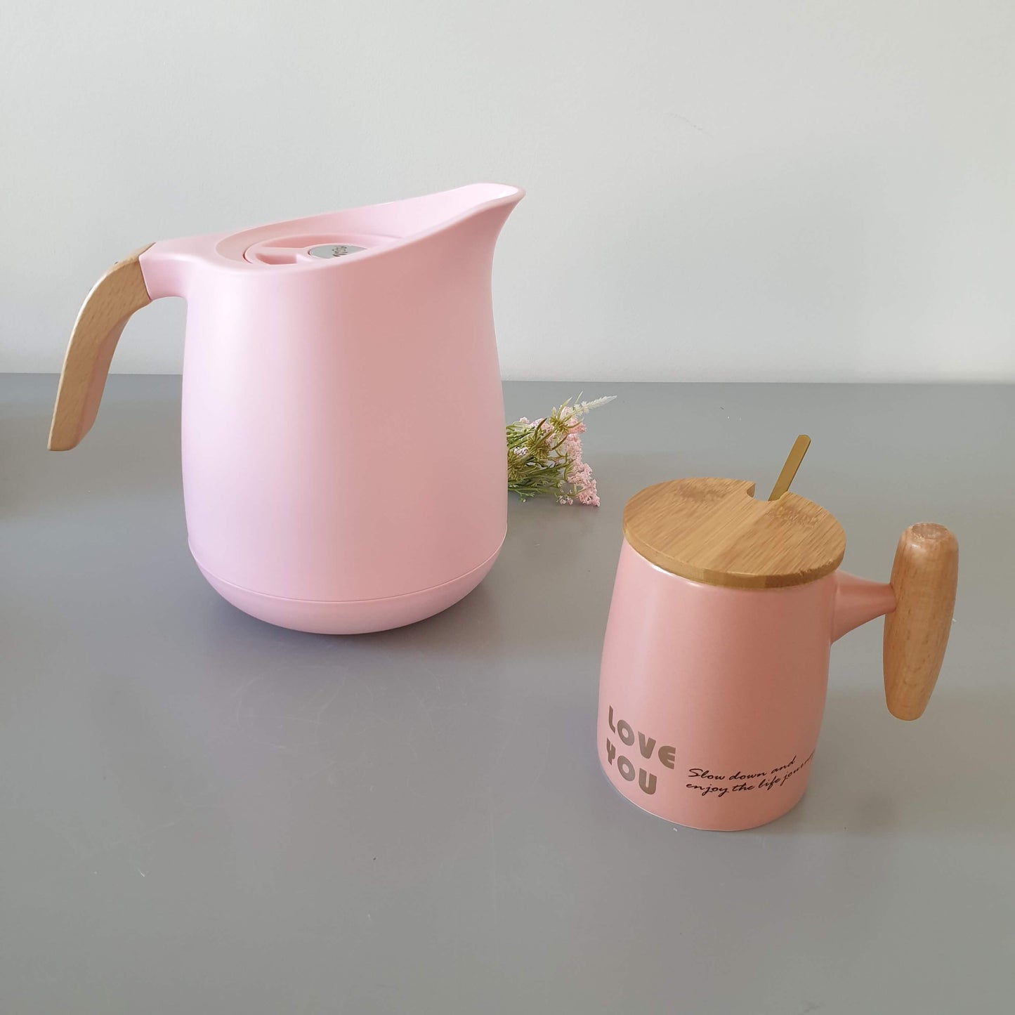 Pack Thermos+Tasses avec support