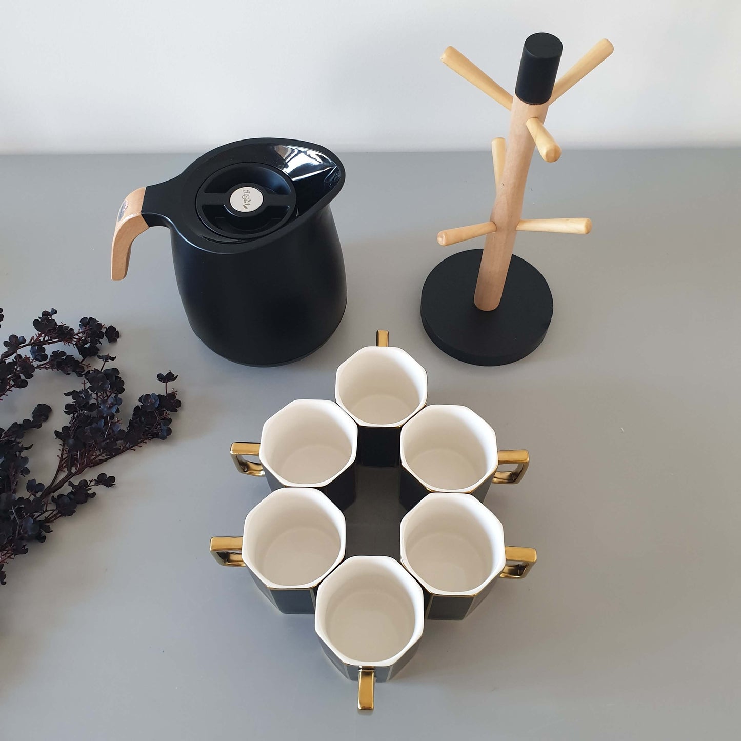 Pack Thermos+Tasses avec support