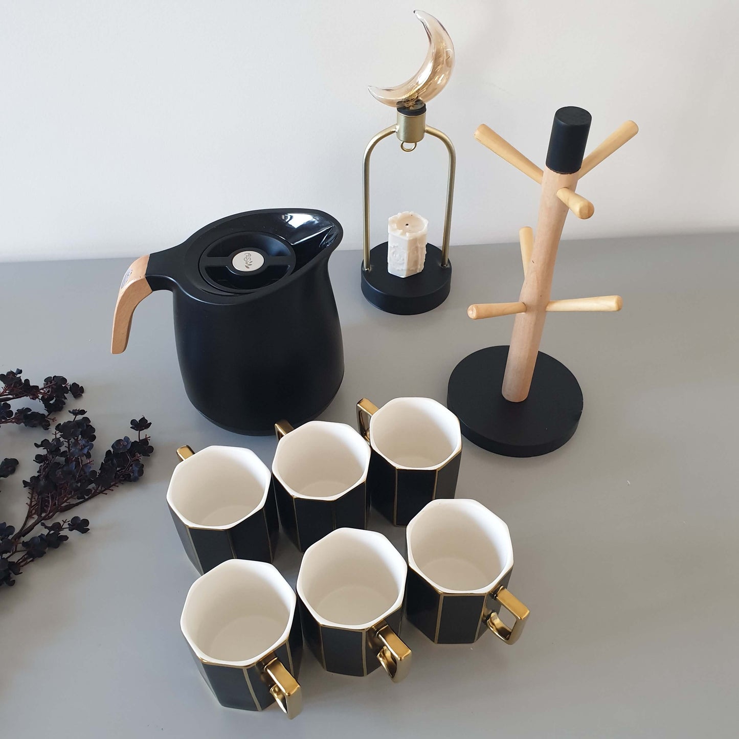 Pack Thermos+Tasses avec support