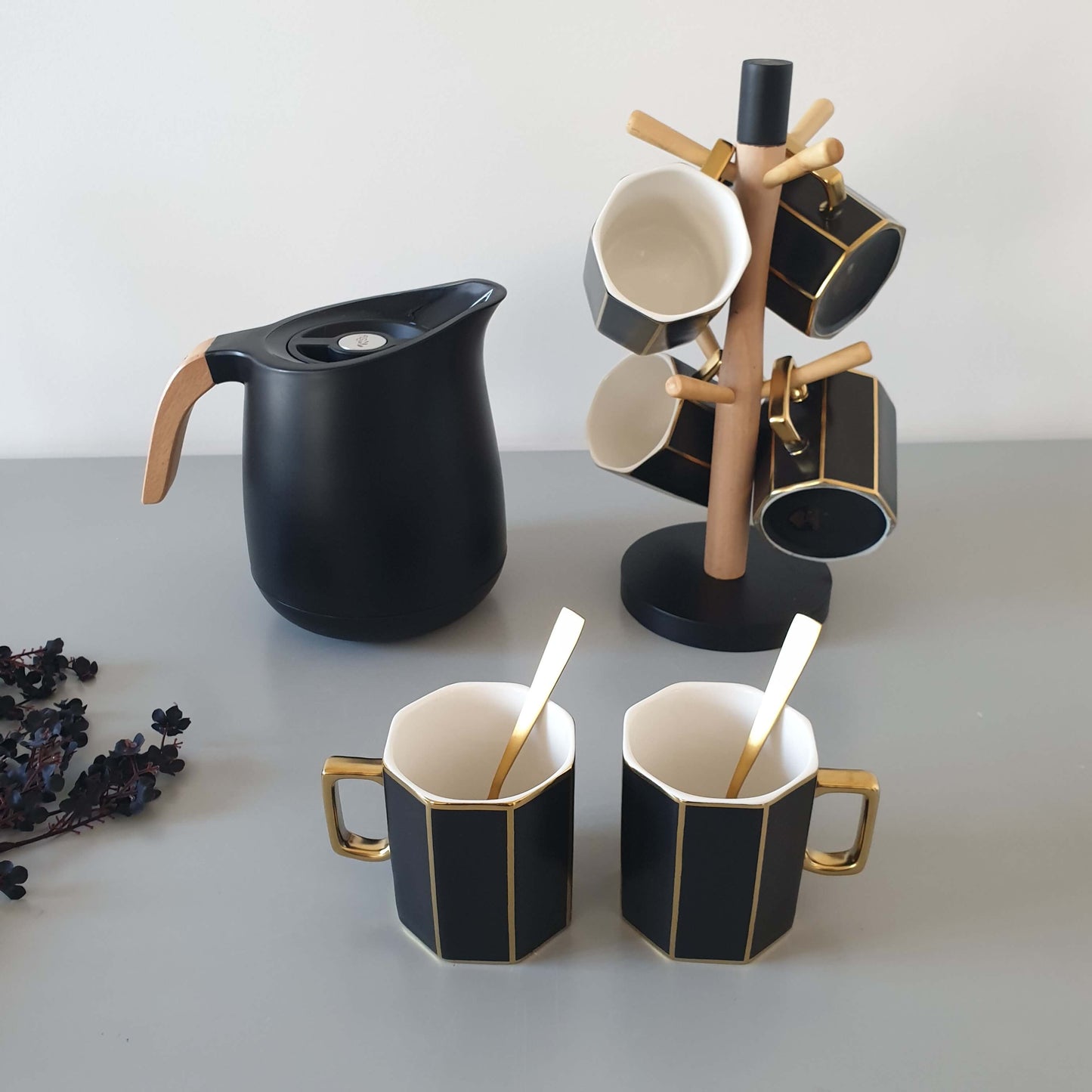 Pack Thermos+Tasses avec support