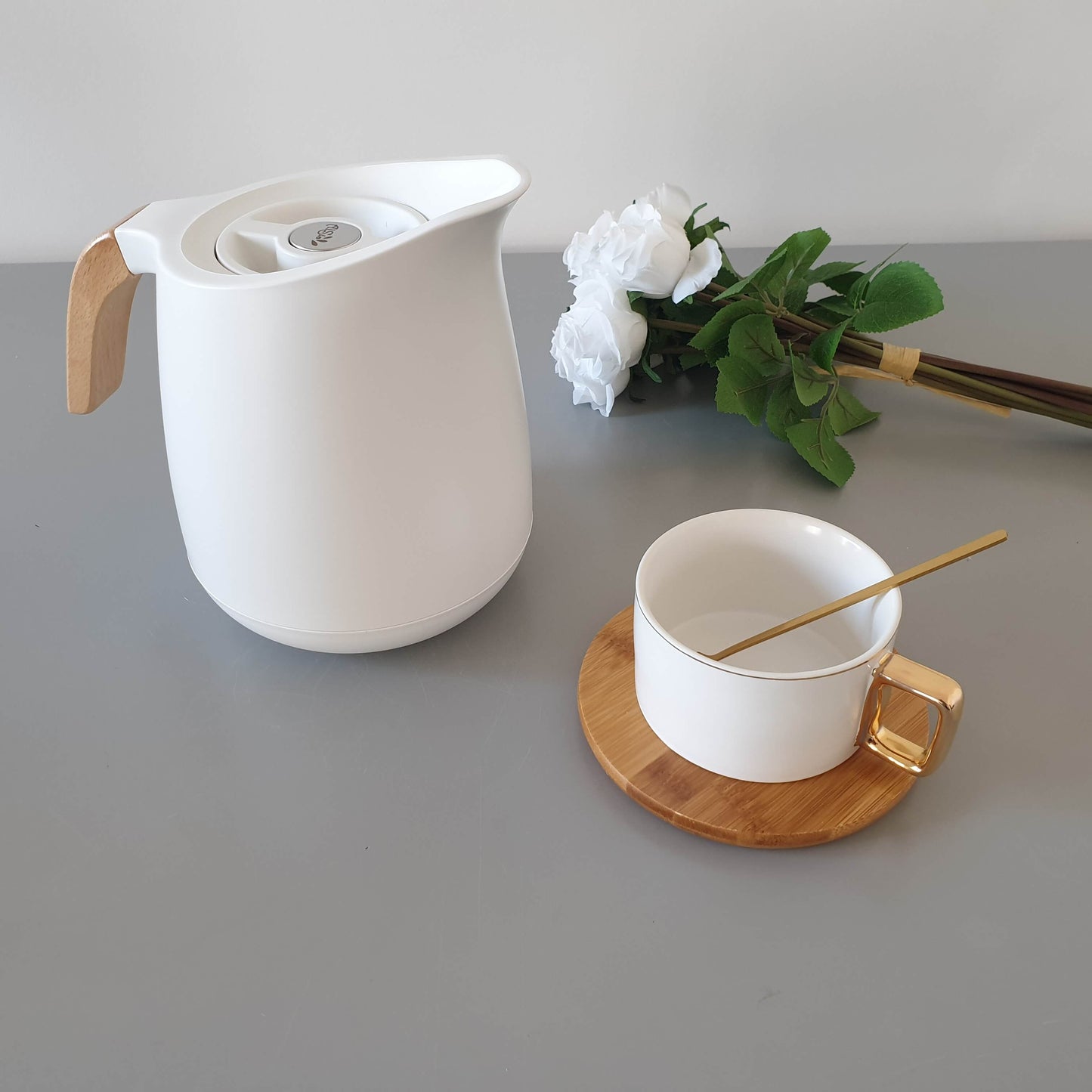 Pack Thermos+Tasses avec support