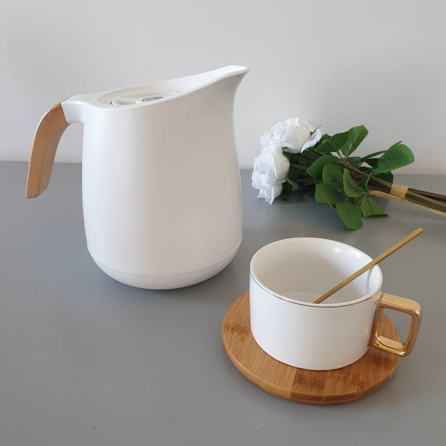 Pack Thermos+Tasses avec support