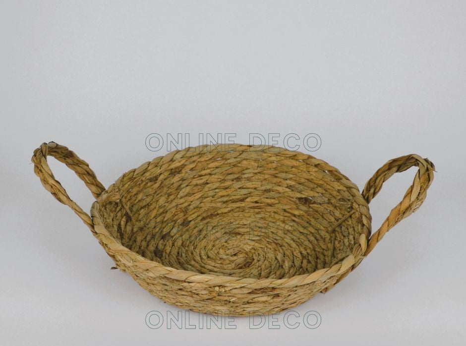 Paniers de rangement en jonc de mer tissé  سلال التخزين مصنوعة من الأعشاب البحرية