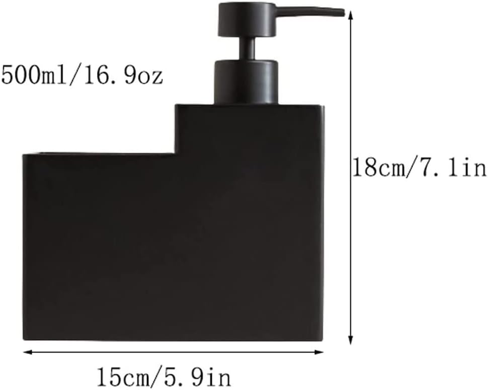 Distributeur de liquide vaisselle design en résine