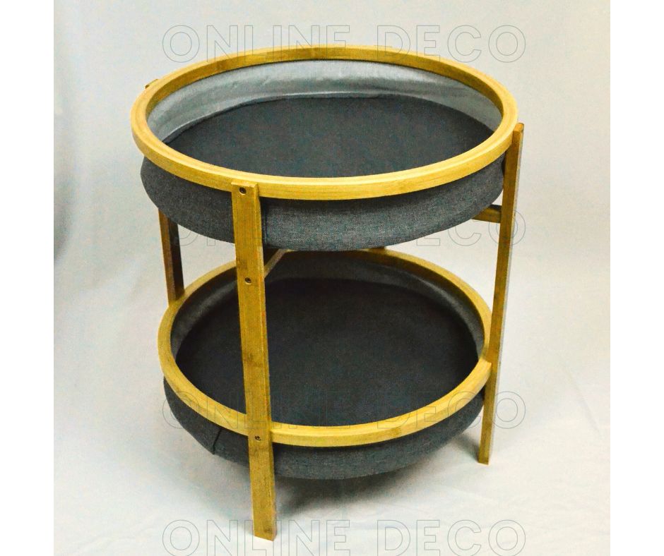 Table d'appoint / Panier à 2 étages