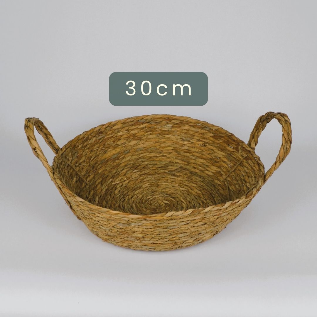 Paniers de rangement en jonc de mer tissé  سلال التخزين مصنوعة من الأعشاب البحرية