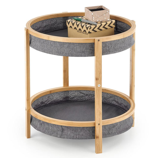 Table d'appoint / Panier à 2 étages