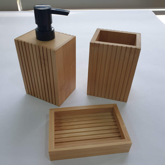 Set de salle de bain en bambou 5five